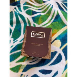 COCOÀGE Cosmetics Dark Chocolate 24K Gold Peel Off Mask MSRP $1,800 High End Spa